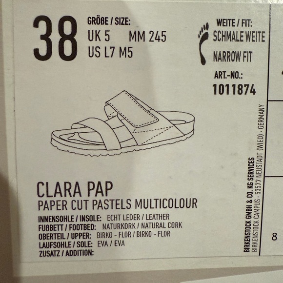 Clara Pap Papillio Birkenstock Sandals - Picture 1 of 2